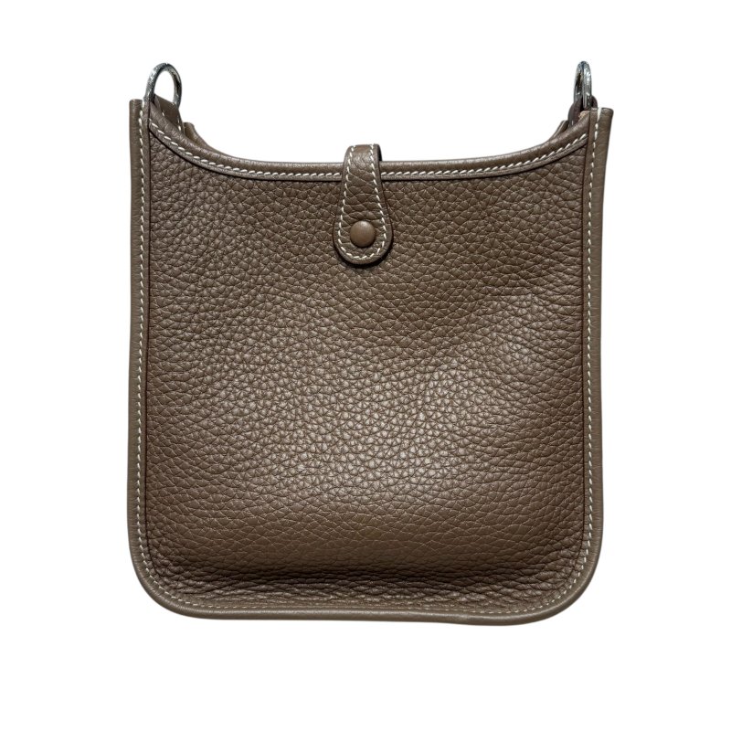 HERMES 愛馬仕 Evelyne16 巧克力色 銀扣-2