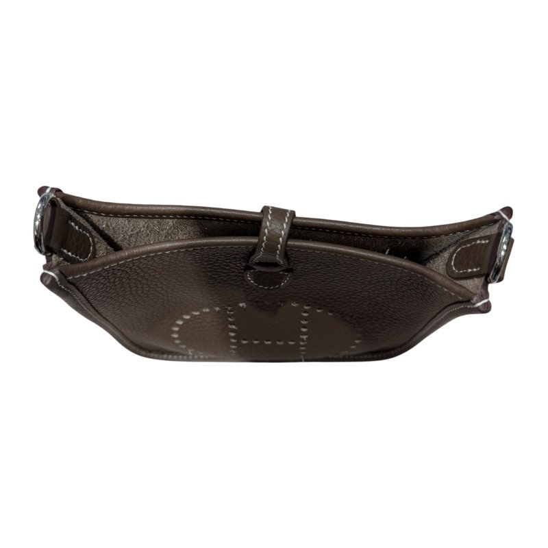 HERMES 愛馬仕 Evelyne16 巧克力色 銀扣-3