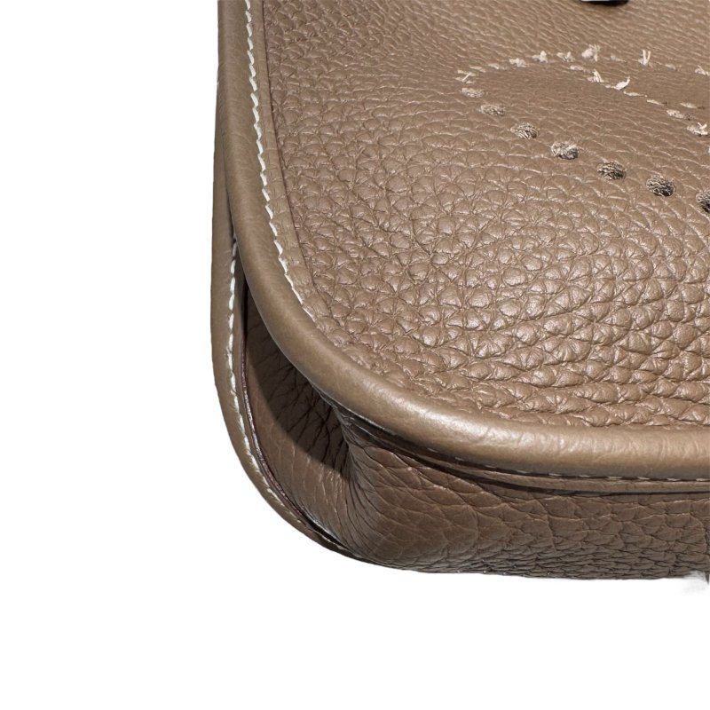 HERMES 愛馬仕 Evelyne16 巧克力色 銀扣-7