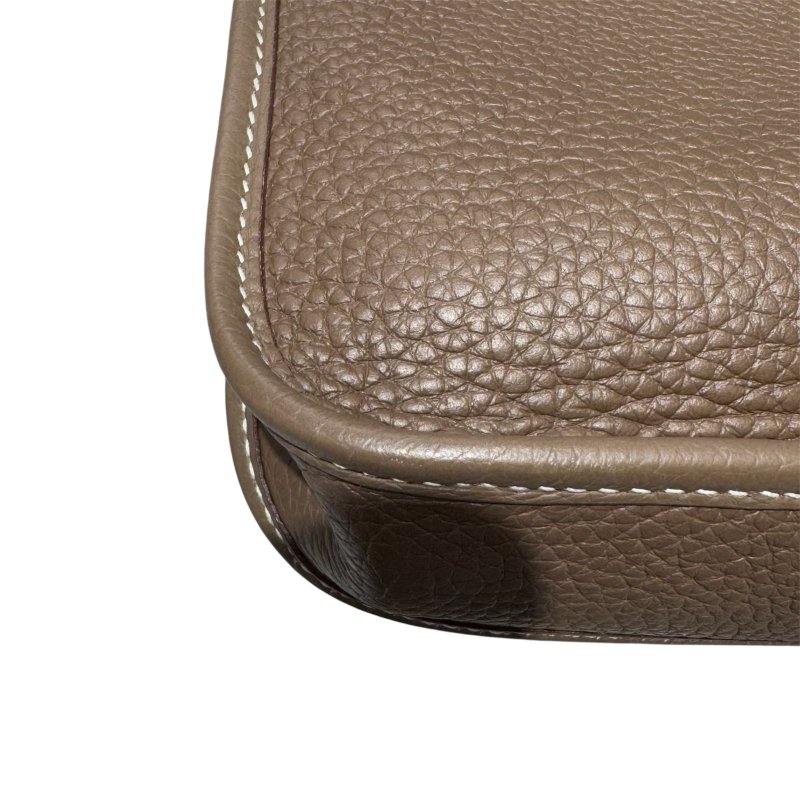 HERMES 愛馬仕 Evelyne16 巧克力色 銀扣-9