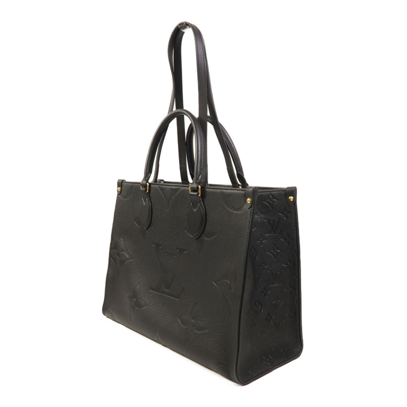 LOUIS VUITTON Monogram Empreinte On The Go MM金扣手挽肩背兩用袋-2