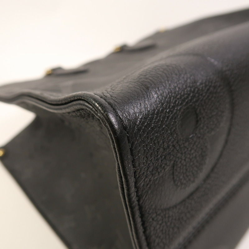 LOUIS VUITTON Monogram Empreinte On The Go MM金扣手挽肩背兩用袋-9