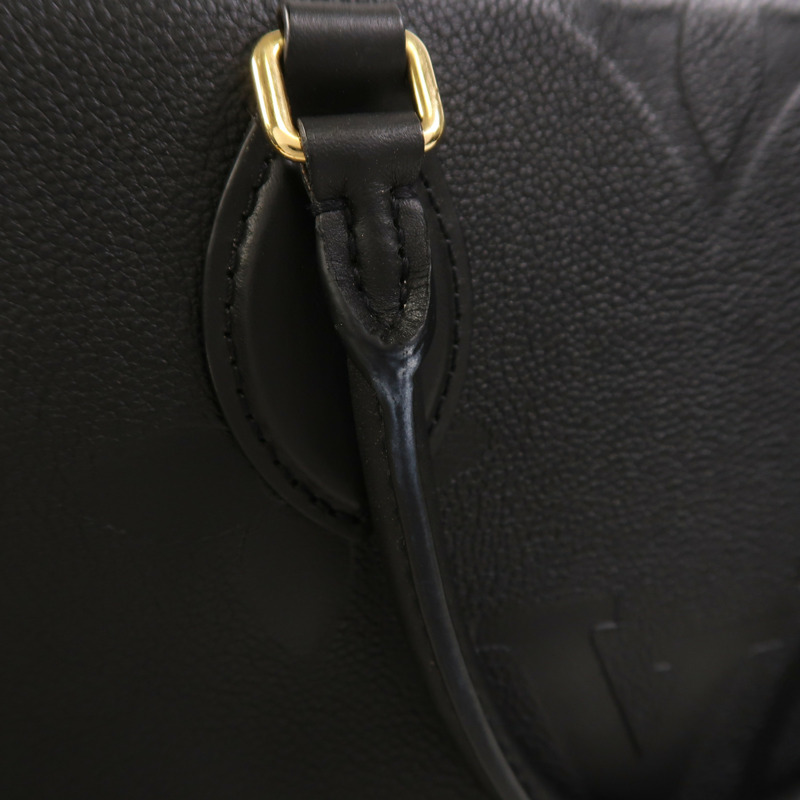 LOUIS VUITTON Monogram Empreinte On The Go MM金扣手挽肩背兩用袋-12