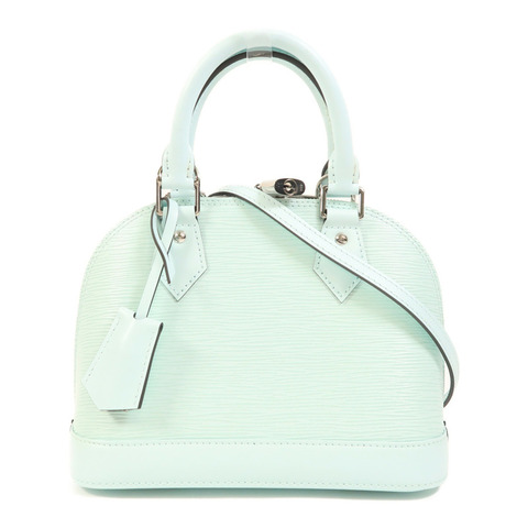 LOUIS VUITTON Epi Alma BB銀扣手挽肩背兩用袋