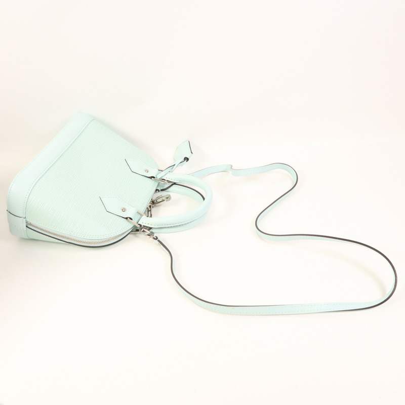 LOUIS VUITTON Epi Alma BB銀扣手挽肩背兩用袋-7