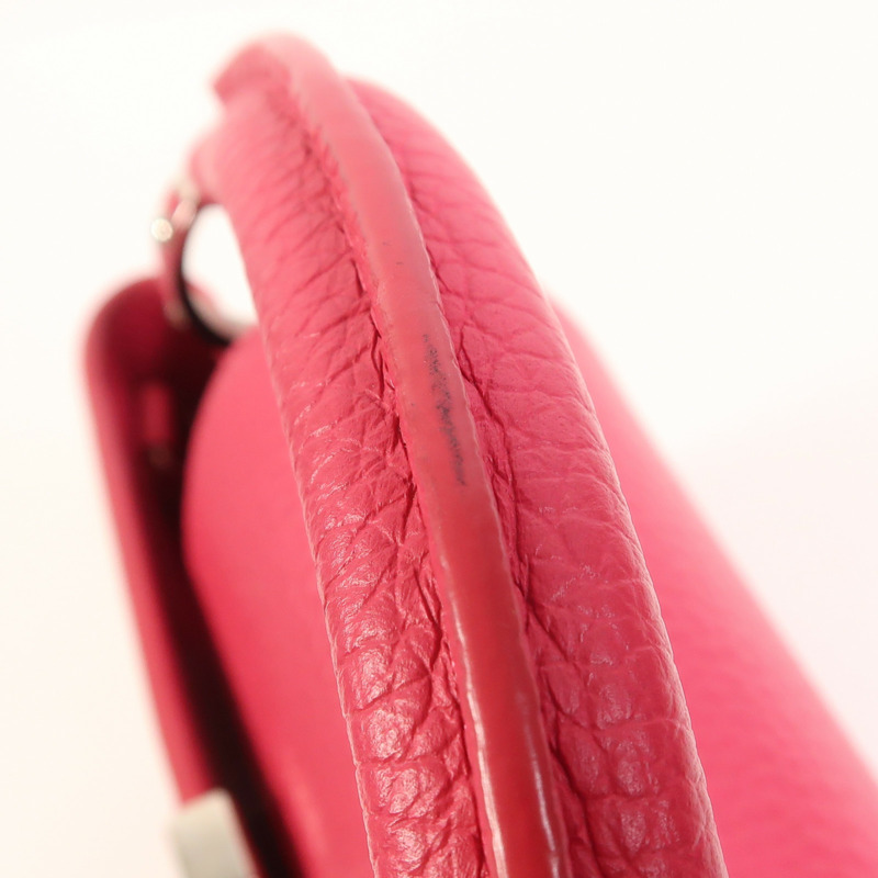 LOUIS VUITTON Taurillon Capucines BB銀扣手挽肩背兩用袋-16