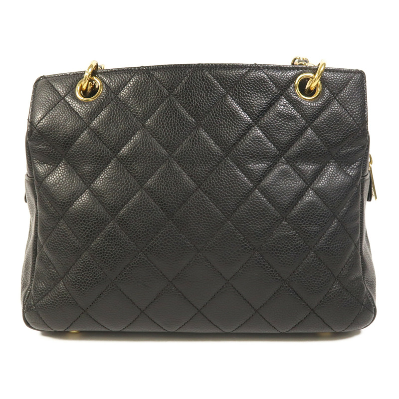 CHANEL 牛皮皮革Petite Timeless Tote金扣鏈帶肩背袋-1