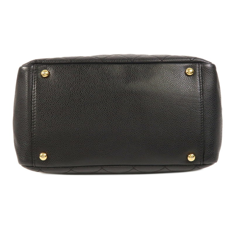 CHANEL 牛皮皮革Petite Timeless Tote金扣鏈帶肩背袋-3