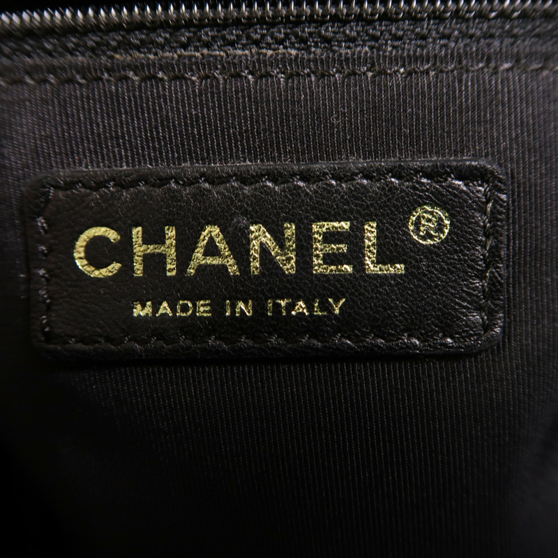 CHANEL 牛皮皮革Petite Timeless Tote金扣鏈帶肩背袋-7