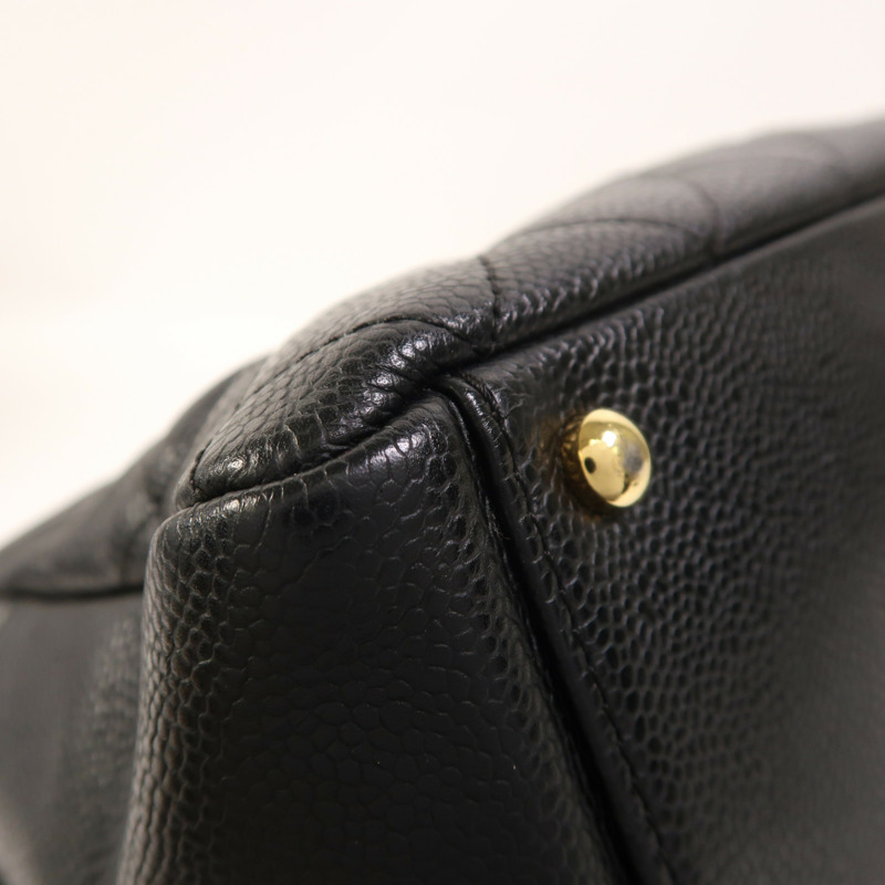 CHANEL 牛皮皮革Petite Timeless Tote金扣鏈帶肩背袋-11