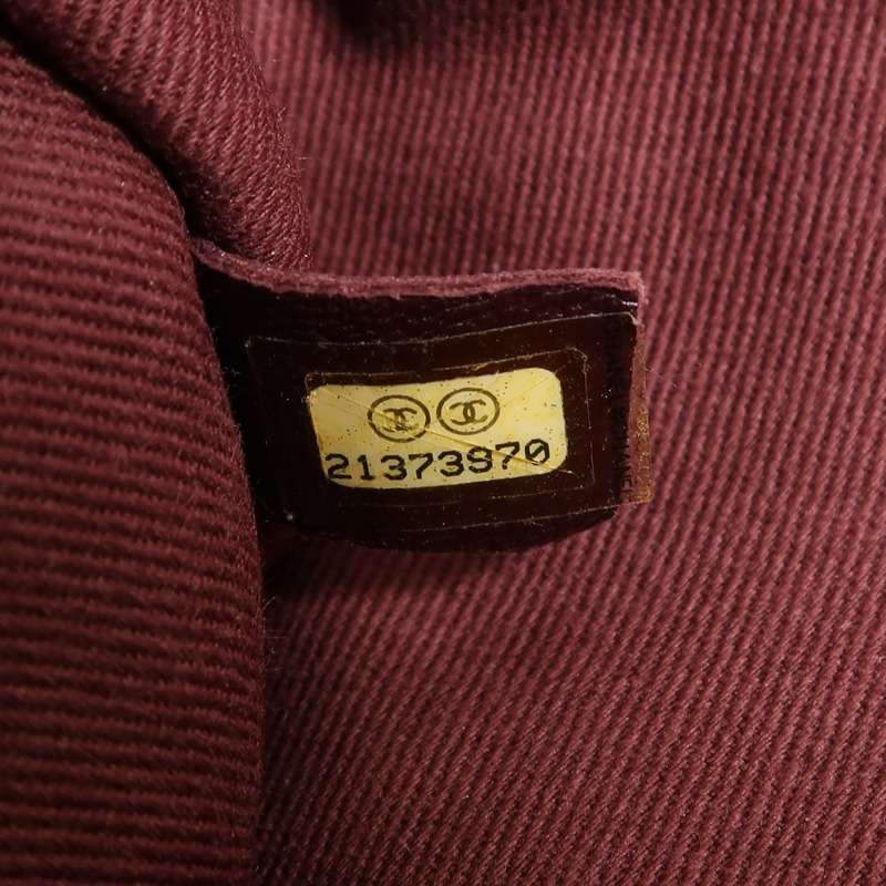 CHANEL 羊毛Chain Shoulder銀扣鏈帶肩背袋-6