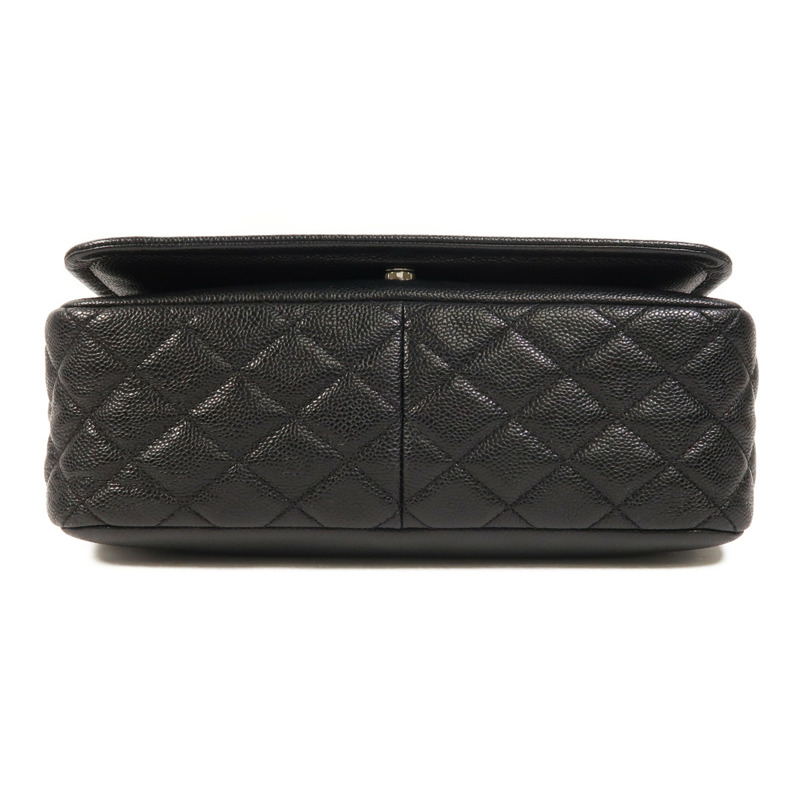 CHANEL 牛皮皮革Chain Shoulder銀扣鏈帶肩背袋-3