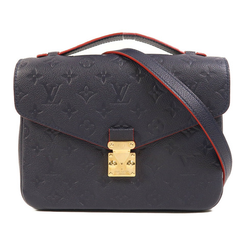 LOUIS VUITTON Monogram Empreinte Pochette Metis金扣手挽肩背兩用袋