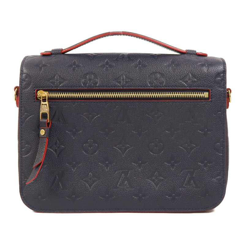 LOUIS VUITTON Monogram Empreinte Pochette Metis金扣手挽肩背兩用袋-1