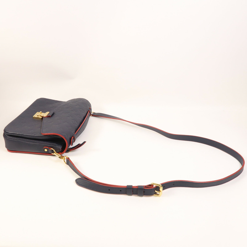 LOUIS VUITTON Monogram Empreinte Pochette Metis金扣手挽肩背兩用袋-8