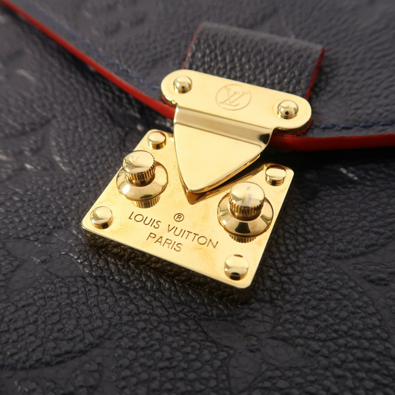 LOUIS VUITTON Monogram Empreinte Pochette Metis金扣手挽肩背兩用袋-9