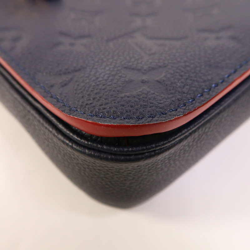 LOUIS VUITTON Monogram Empreinte Pochette Metis金扣手挽肩背兩用袋-13