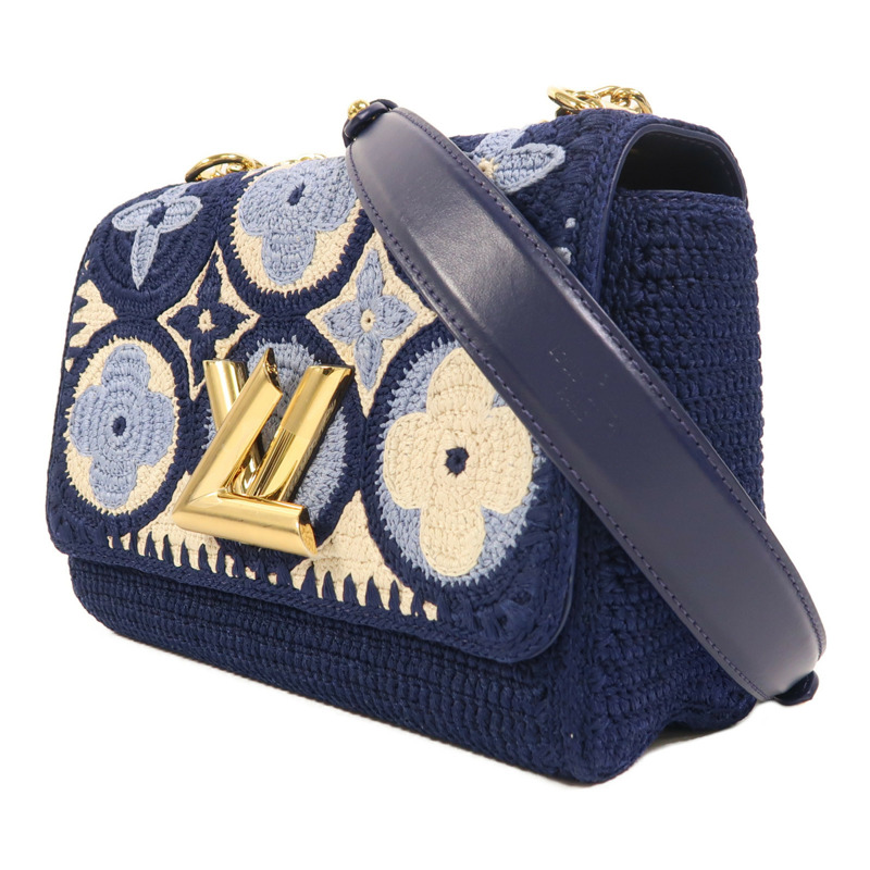 LOUIS VUITTON Crochet Twist MM金扣鏈帶肩背袋-2