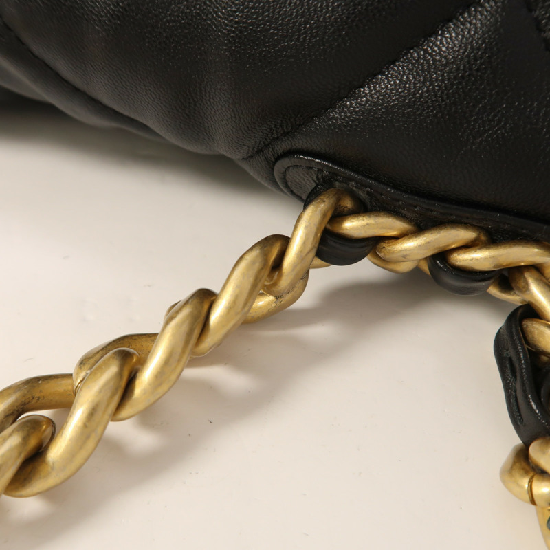 CHANEL 羊皮皮革C19手挽肩背兩用袋-16