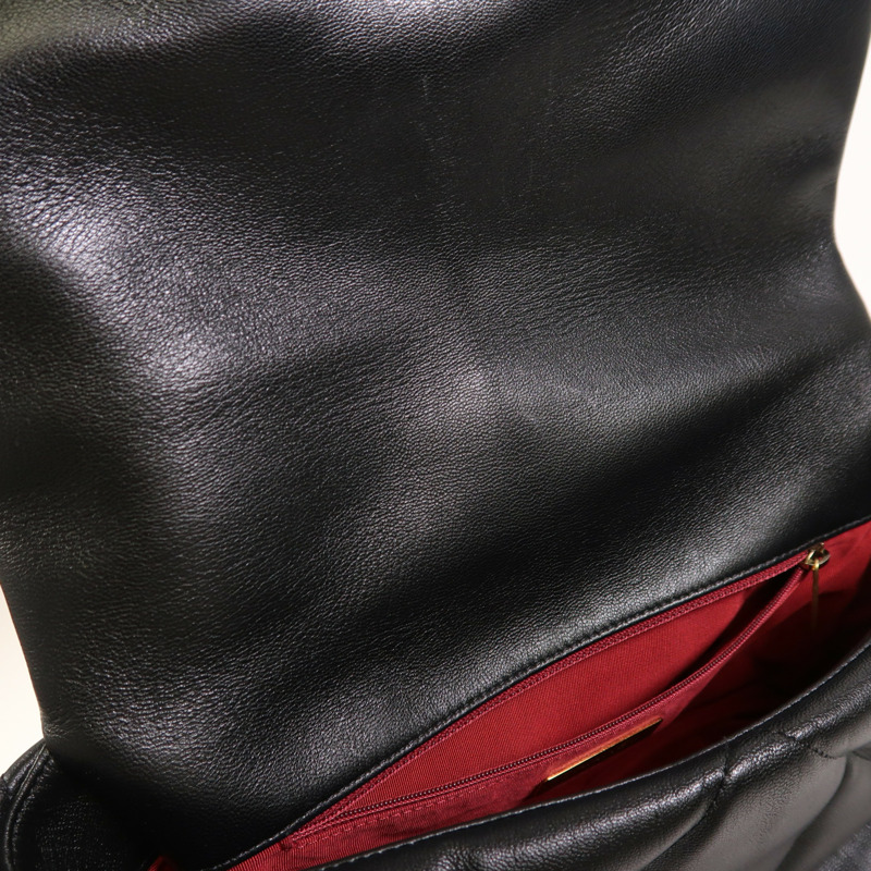 CHANEL 羊皮皮革C19手挽肩背兩用袋-17