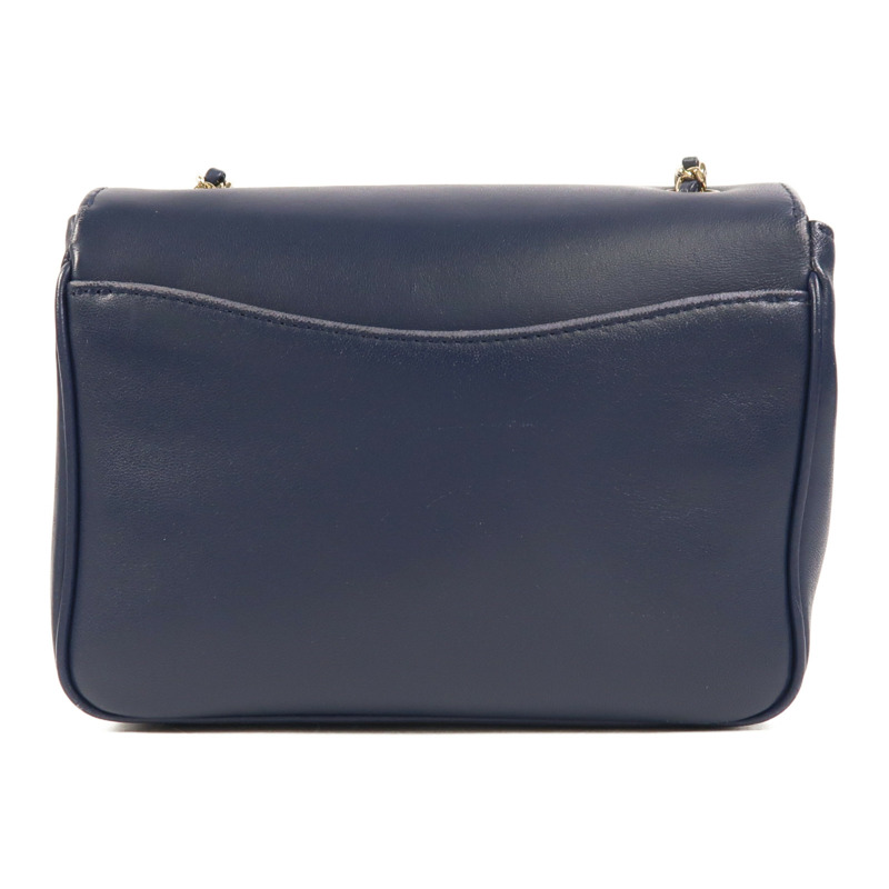 CHANEL 羊皮皮革CC Mania Flap Bag金扣鏈帶肩背袋-1