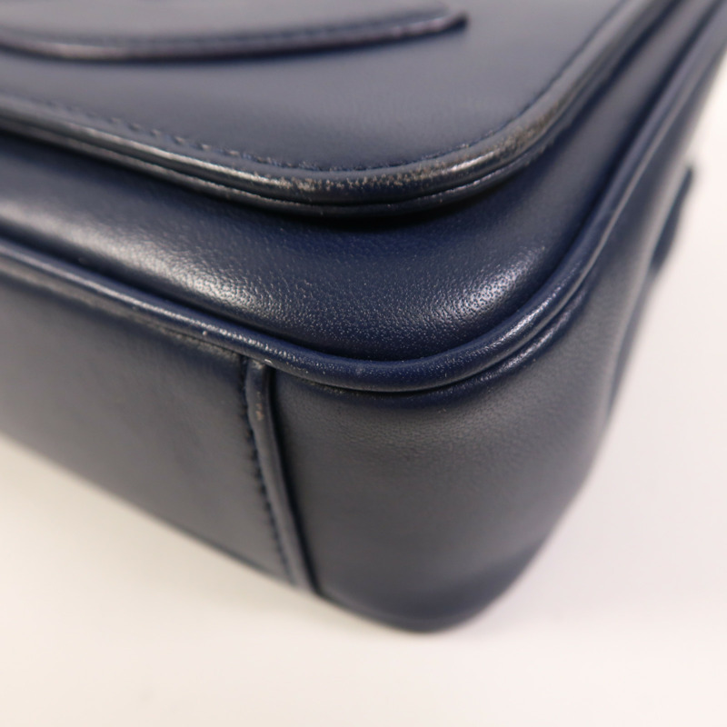 CHANEL 羊皮皮革CC Mania Flap Bag金扣鏈帶肩背袋-10