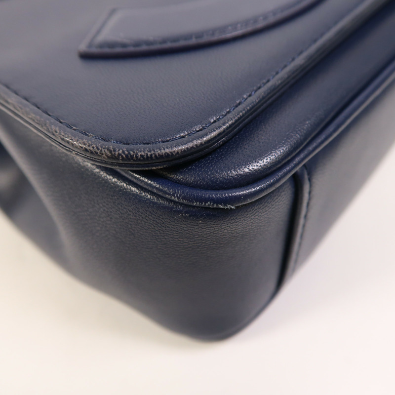 CHANEL 羊皮皮革CC Mania Flap Bag金扣鏈帶肩背袋-11