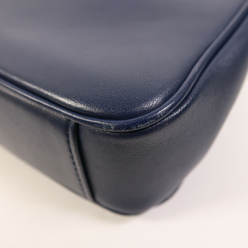 CHANEL 羊皮皮革CC Mania Flap Bag金扣鏈帶肩背袋-12