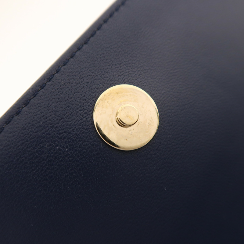 CHANEL 羊皮皮革CC Mania Flap Bag金扣鏈帶肩背袋-18