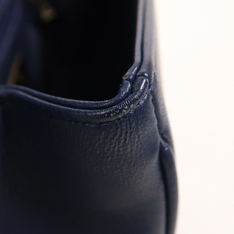 CHANEL 羊皮皮革CC Mania Flap Bag金扣鏈帶肩背袋-23