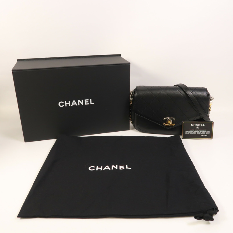 CHANEL 牛皮皮革Shoulder Bag肩背袋-9
