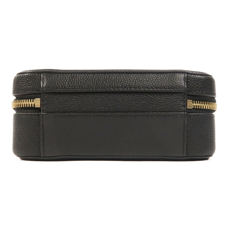 CHANEL 牛皮皮革Vanity Case金扣手挽肩背兩用袋-3