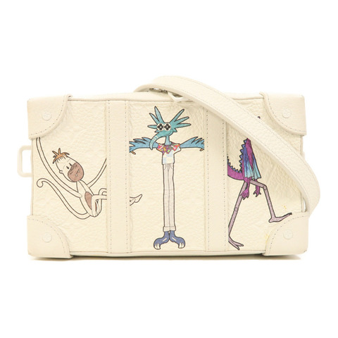 LOUIS VUITTON Monogram Taurillon Soft Trunk肩背袋