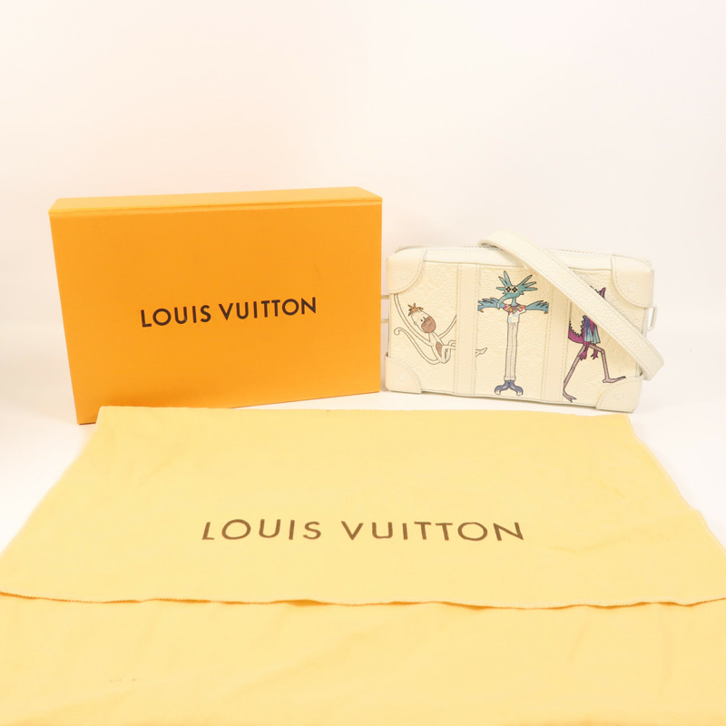 LOUIS VUITTON Monogram Taurillon Soft Trunk肩背袋-8