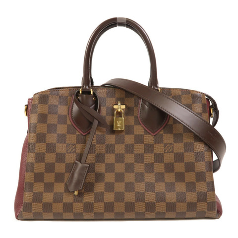 LOUIS VUITTON Damier Normandy金扣手挽肩背兩用袋