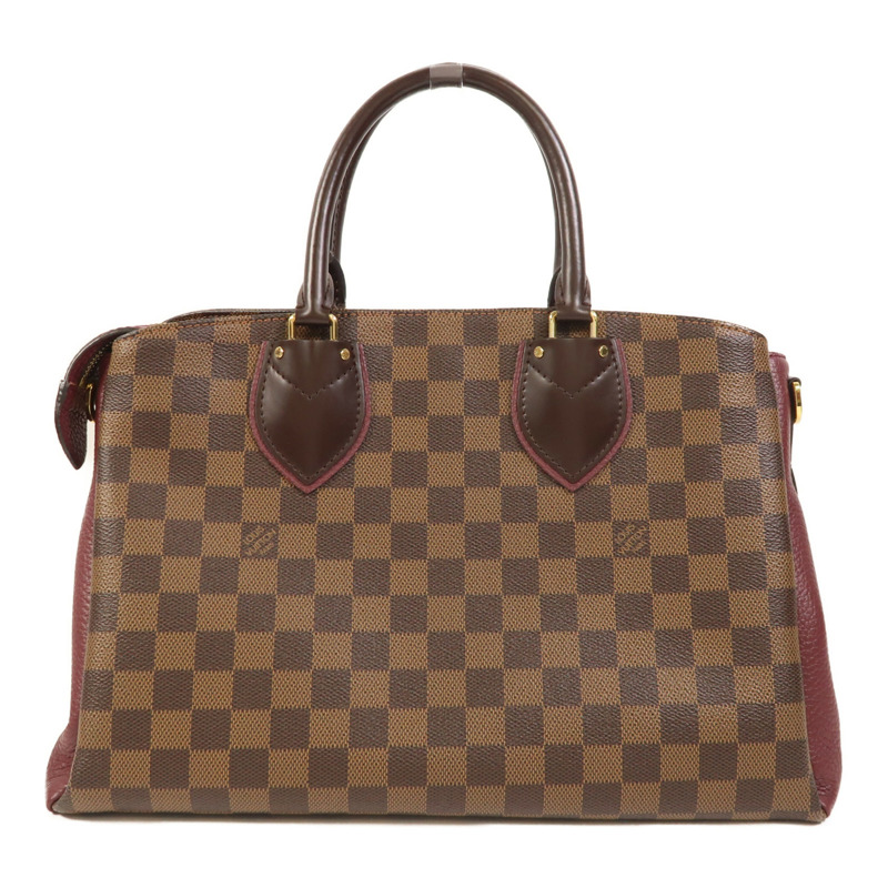 LOUIS VUITTON Damier Normandy金扣手挽肩背兩用袋-1