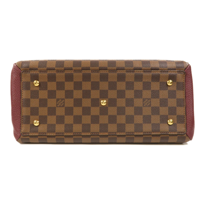 LOUIS VUITTON Damier Normandy金扣手挽肩背兩用袋-3