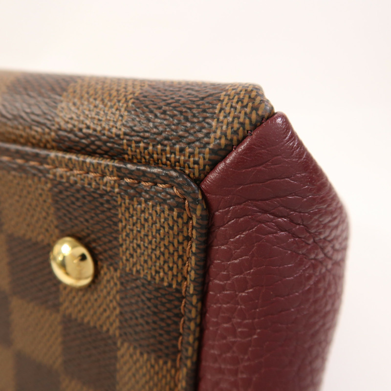 LOUIS VUITTON Damier Normandy金扣手挽肩背兩用袋-10