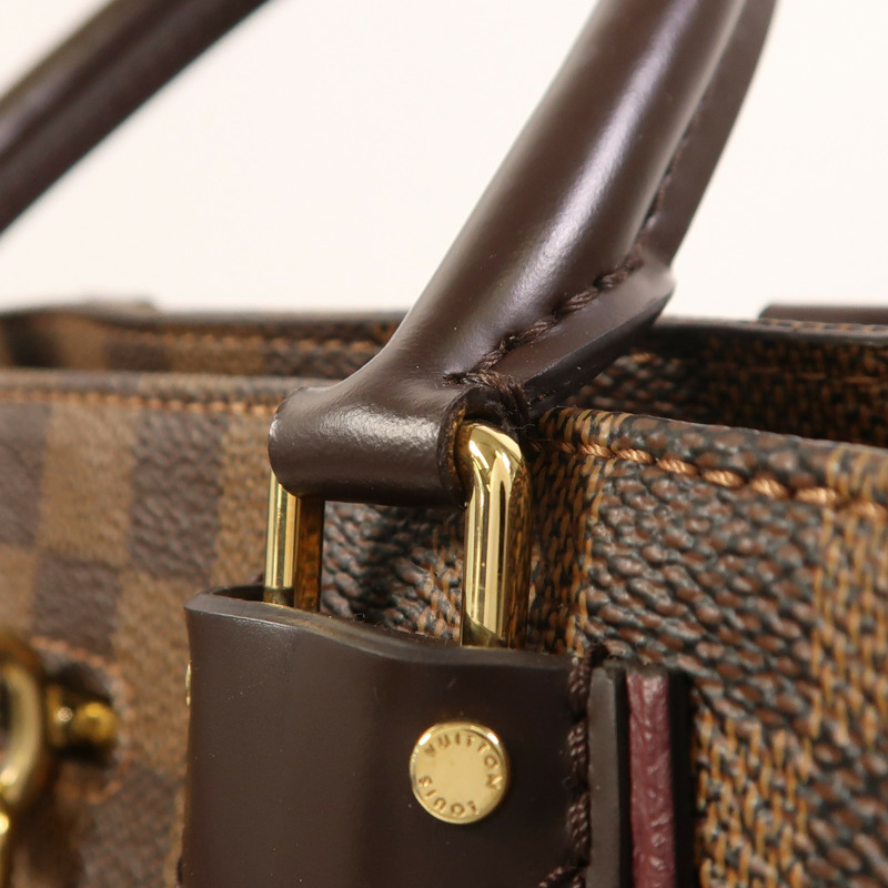 LOUIS VUITTON Damier Normandy金扣手挽肩背兩用袋-13