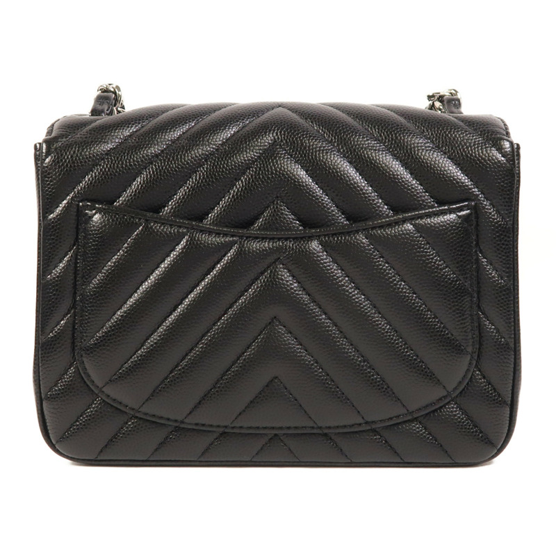 LOUIS VUITTON 牛皮皮革Mini Classic 17銀扣鏈帶肩背袋-1