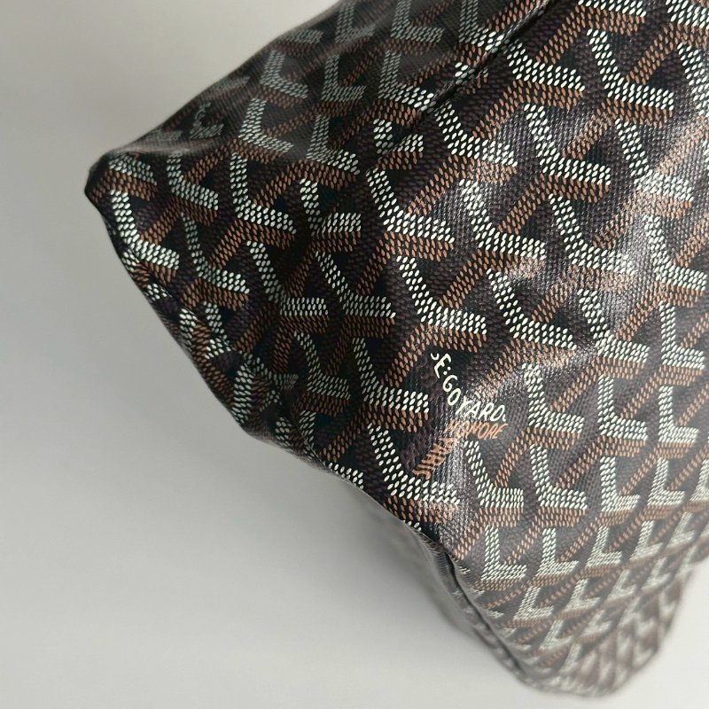 閒置新有購證🙌🏻 Goyard 戈雅 Hobo 黑 (手繪藍色愛心)-13