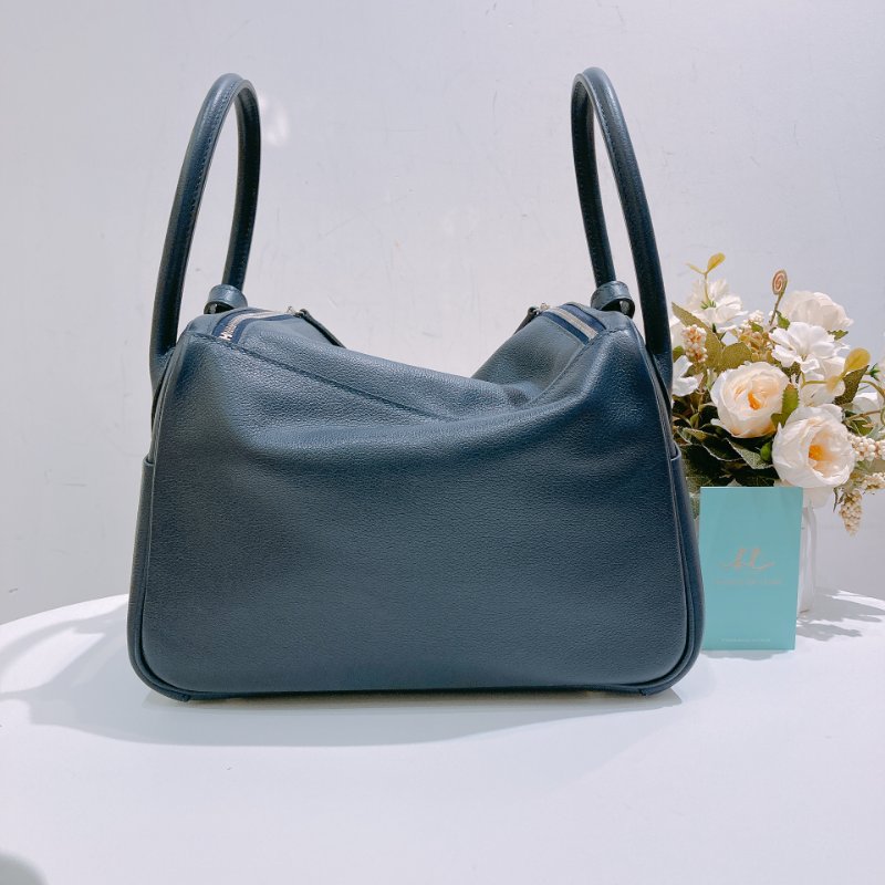 TW4717 Hermes Lindy 26 Evercolor 2Z Bleu Nuit x PHW 夜空深藍色-1