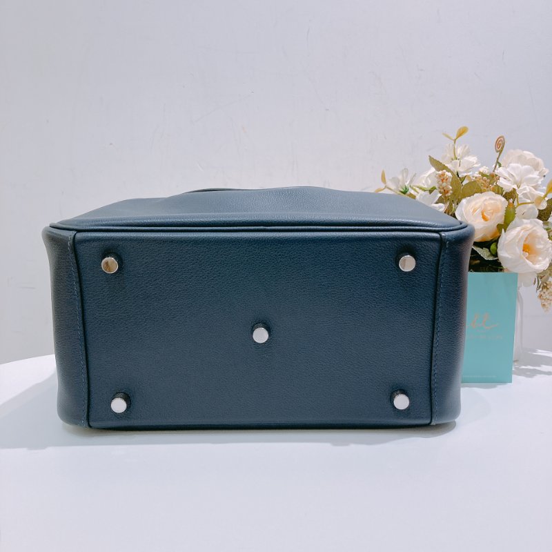 TW4717 Hermes Lindy 26 Evercolor 2Z Bleu Nuit x PHW 夜空深藍色-4