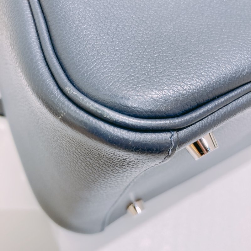 TW4717 Hermes Lindy 26 Evercolor 2Z Bleu Nuit x PHW 夜空深藍色-5