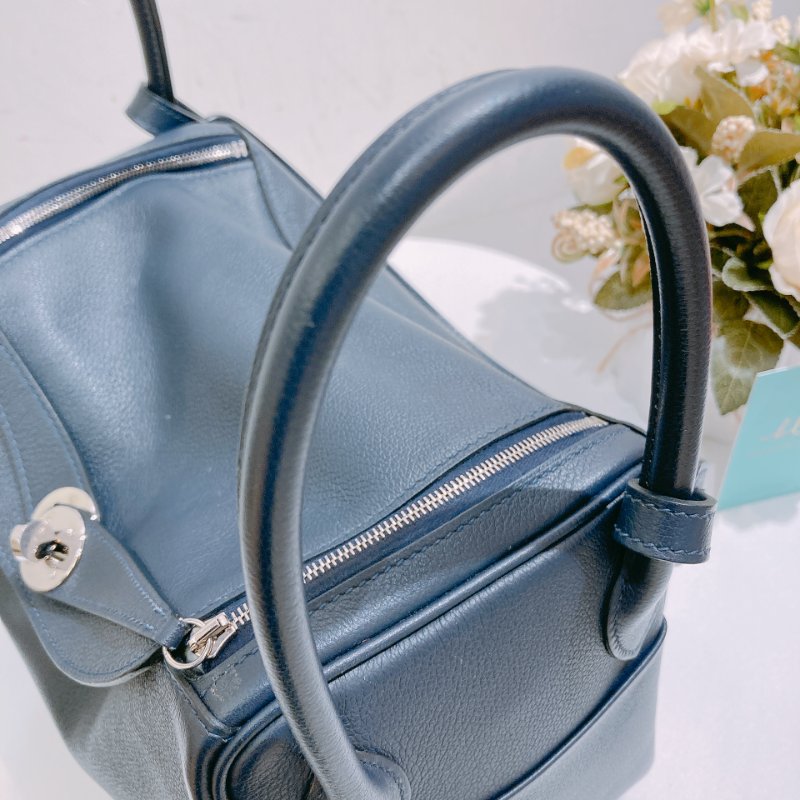 TW4717 Hermes Lindy 26 Evercolor 2Z Bleu Nuit x PHW 夜空深藍色-11