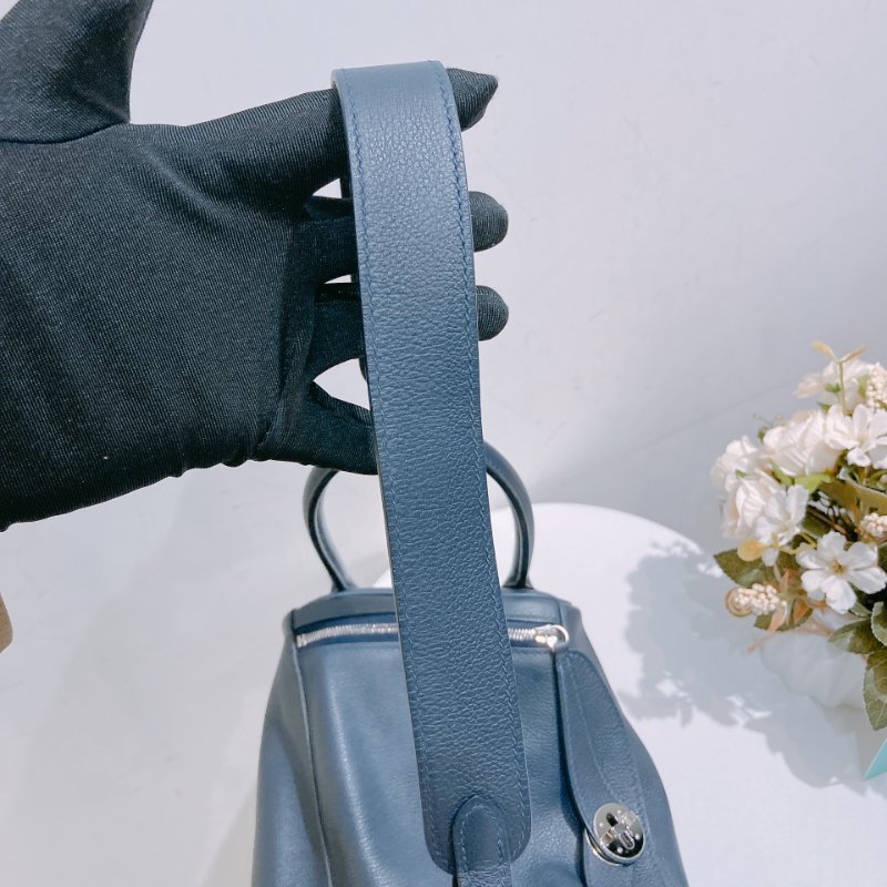 TW4717 Hermes Lindy 26 Evercolor 2Z Bleu Nuit x PHW 夜空深藍色-17