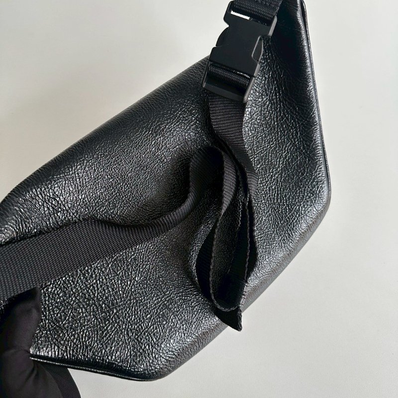 99新🆕 Balenciaga 巴黎世家 Exploer Beltpack 黑色男士腰包-11