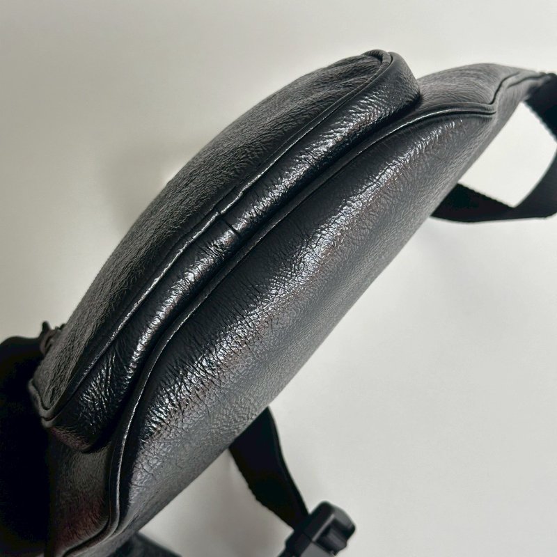 99新🆕 Balenciaga 巴黎世家 Exploer Beltpack 黑色男士腰包-12