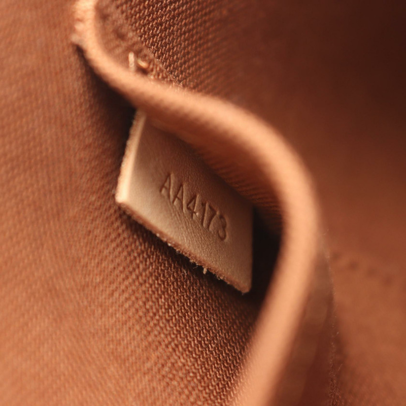 路易威登 Alma BB 單肩手提包 M53152 Monogram 帆布皮革棕色二手-4