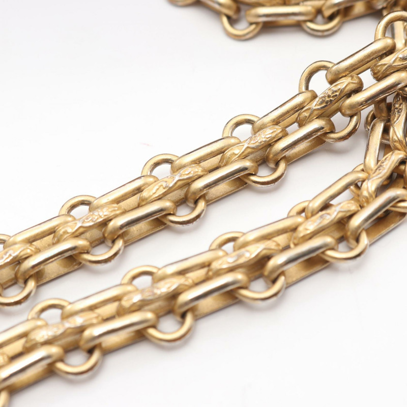 香奈兒 2.55 絎縫鏈條肩背包,小牛皮材質,黑色,二手,金色五金-8